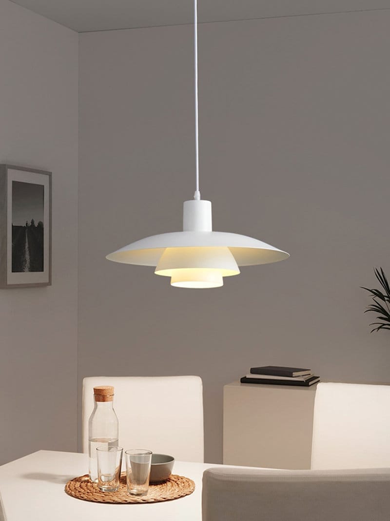 HygeLux Scandi Umbrella Pendant Light — Ready to Install Includes LED Bulb