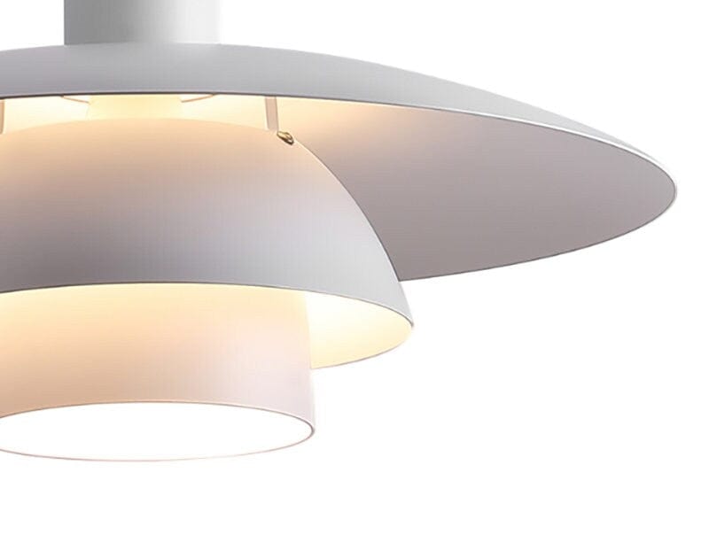 HygeLux Scandi Umbrella Pendant Light — Ready to Install Includes LED Bulb