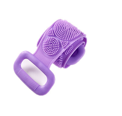 AuraFlex Silicone Body Scrub Brush — Gentle Exfoliating & Circulation Massager
