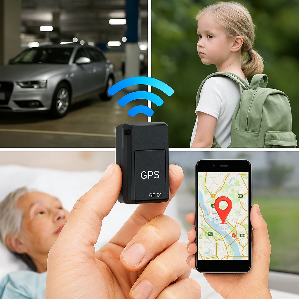 גשש GPS — מגנטי, מעקב בזמן אמת, קול, המתנה של 12 יום