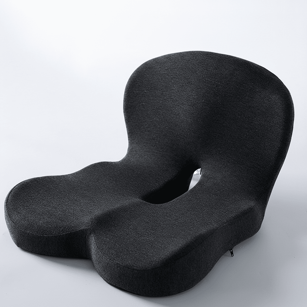 Cojín de asiento de espuma viscoelástica Ergo — soporte para la espalda y la postura