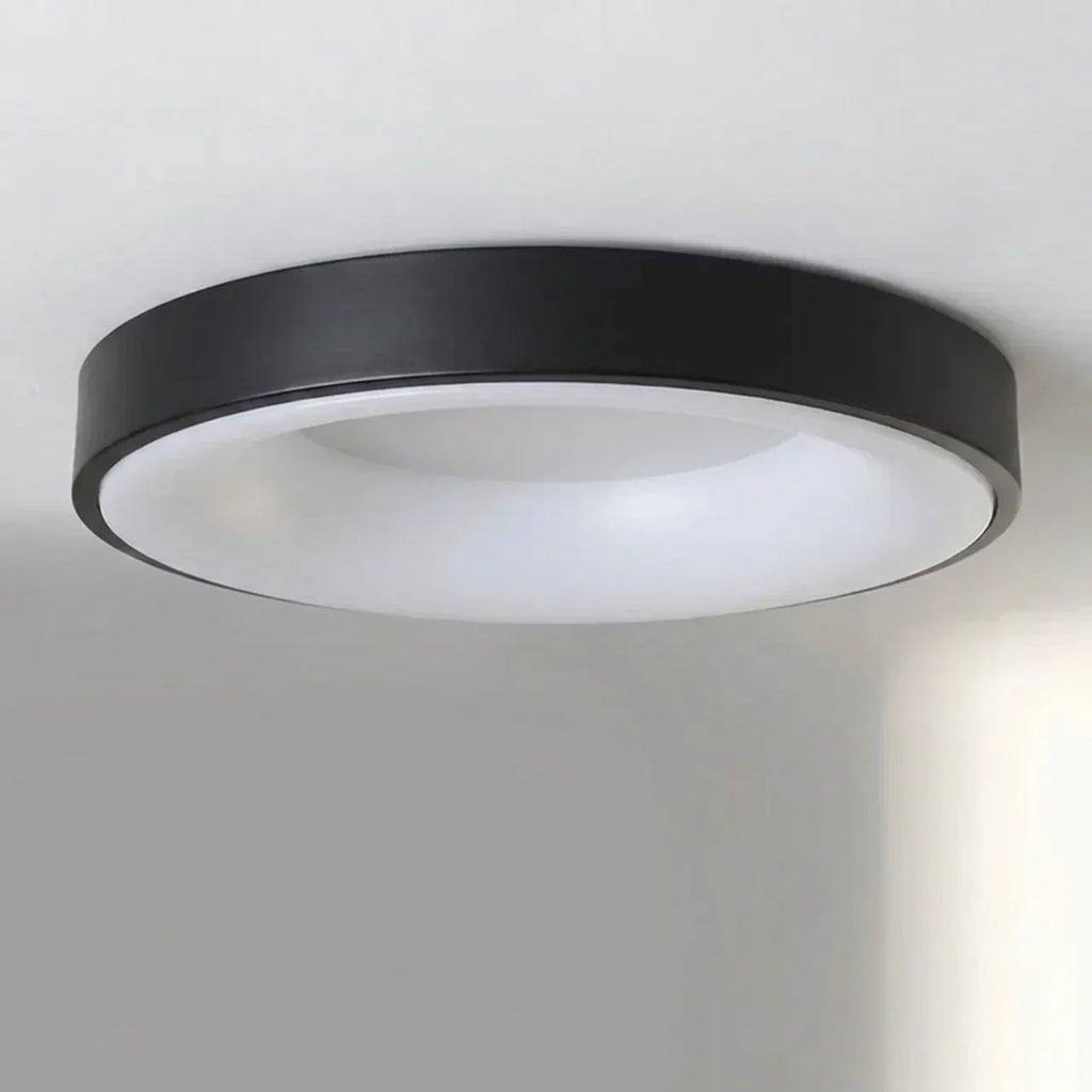 スリム直付けシーリングライト - 円形ホローセンター、LED一体型