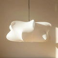 Mulberry Silk Pendant Light — Sculptural Shade, Even Diffused Glow