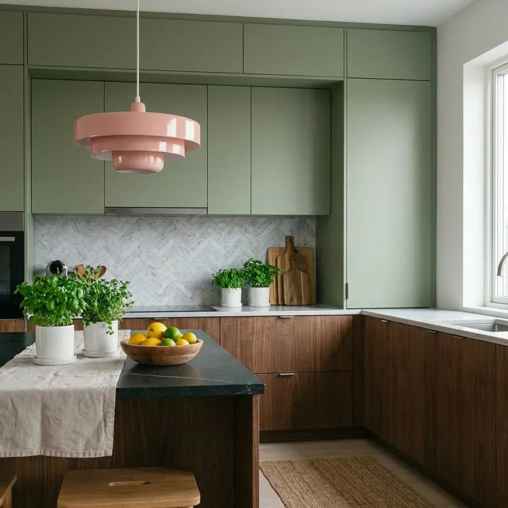 Bauhaus Tiered Glass Pendant Ceiling Light