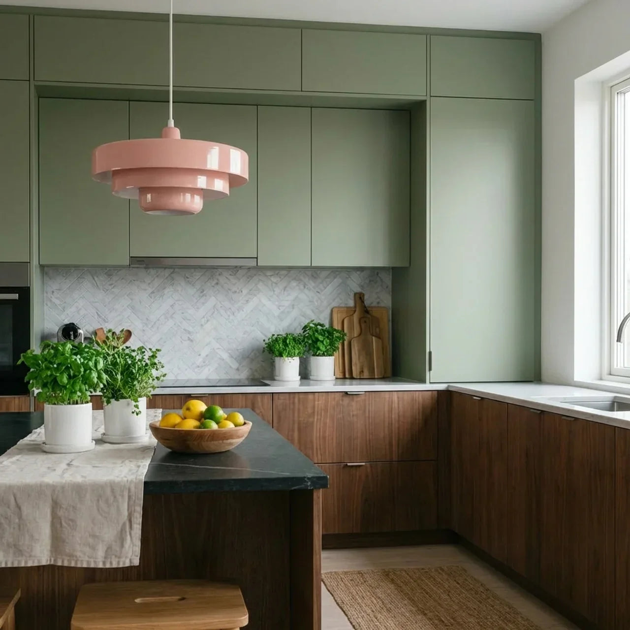Bauhaus Tiered Glass Pendant Ceiling Light
