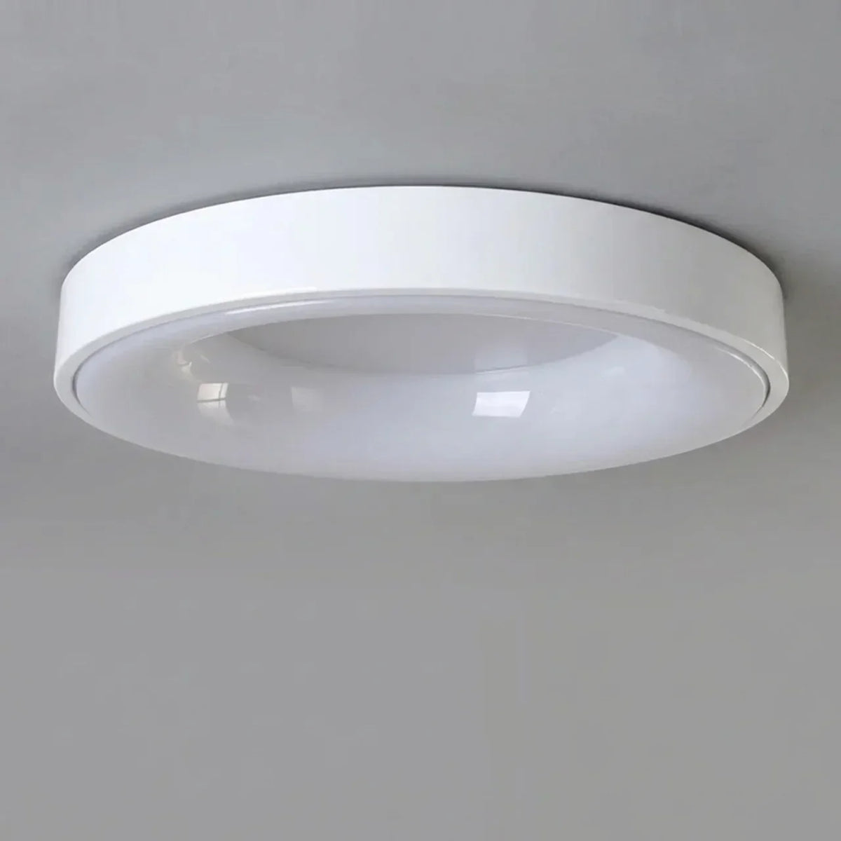スリム直付けシーリングライト - 円形ホローセンター、LED一体型