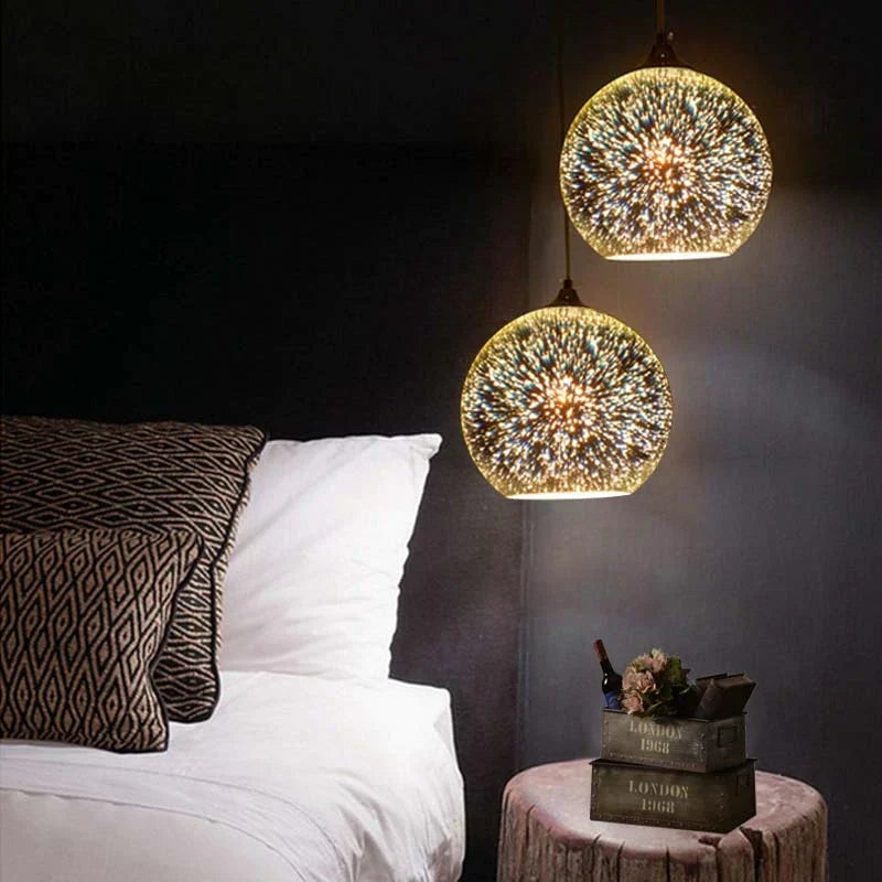 Astris Glass Pendant Light — Eco Friendly Edition, Starry Glow