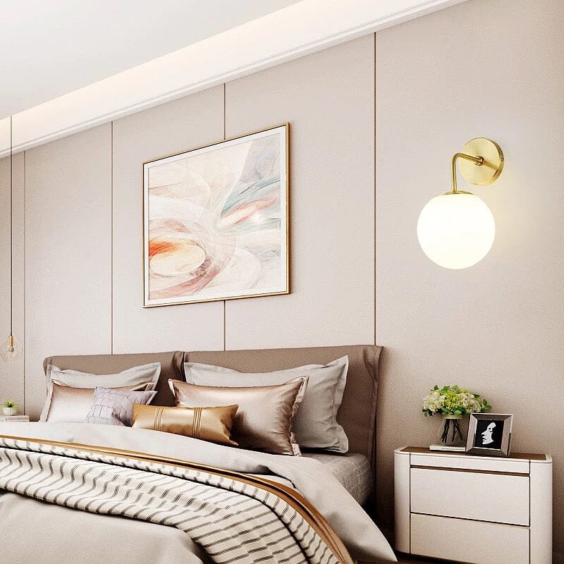 Virelle Wall Lamp — Iron Frame Construction, Warm Glow Lighting, Elegant Finish