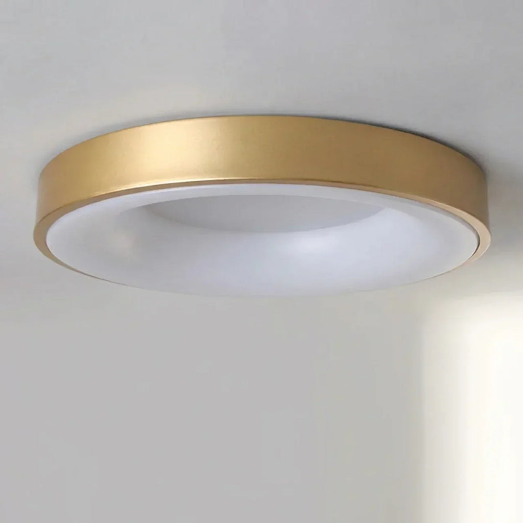 スリム直付けシーリングライト - 円形ホローセンター、LED一体型
