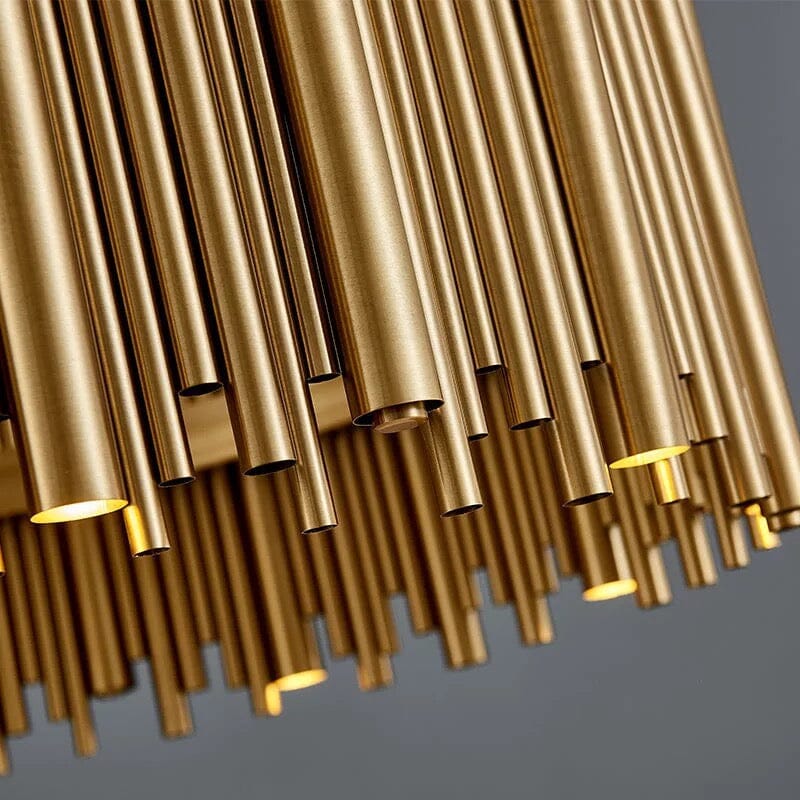 Gilded Nest Chandelier — Elaborate Design and Rich Gold Finish