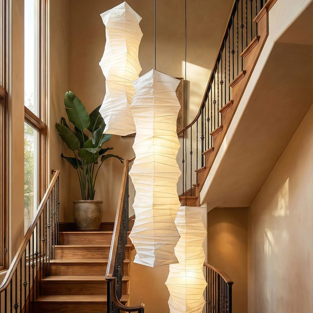 Akari Irregularly Twisted 33N Pendant Light | wildoxy