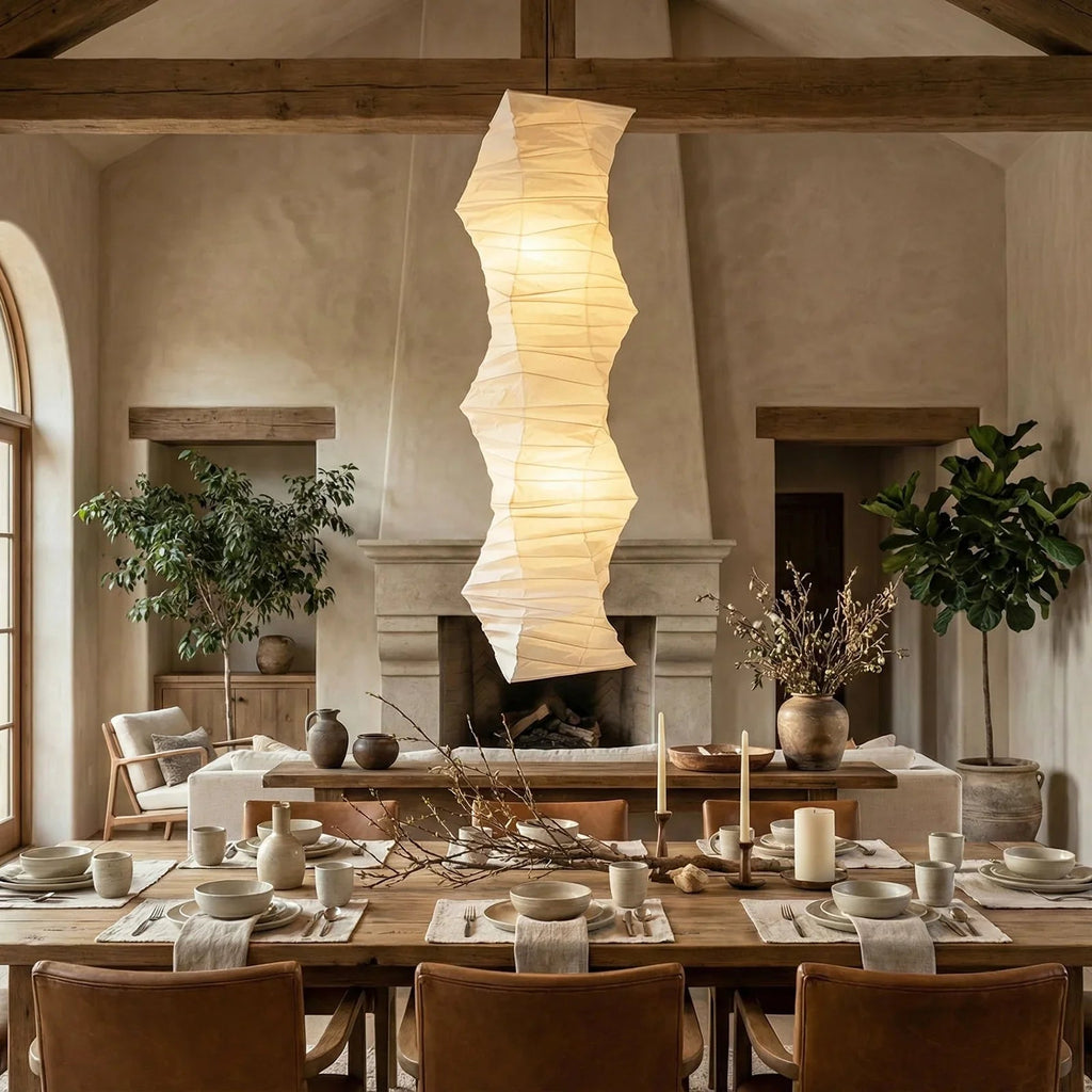 Akari Irregularly Twisted 33N Pendant Light | wildoxy