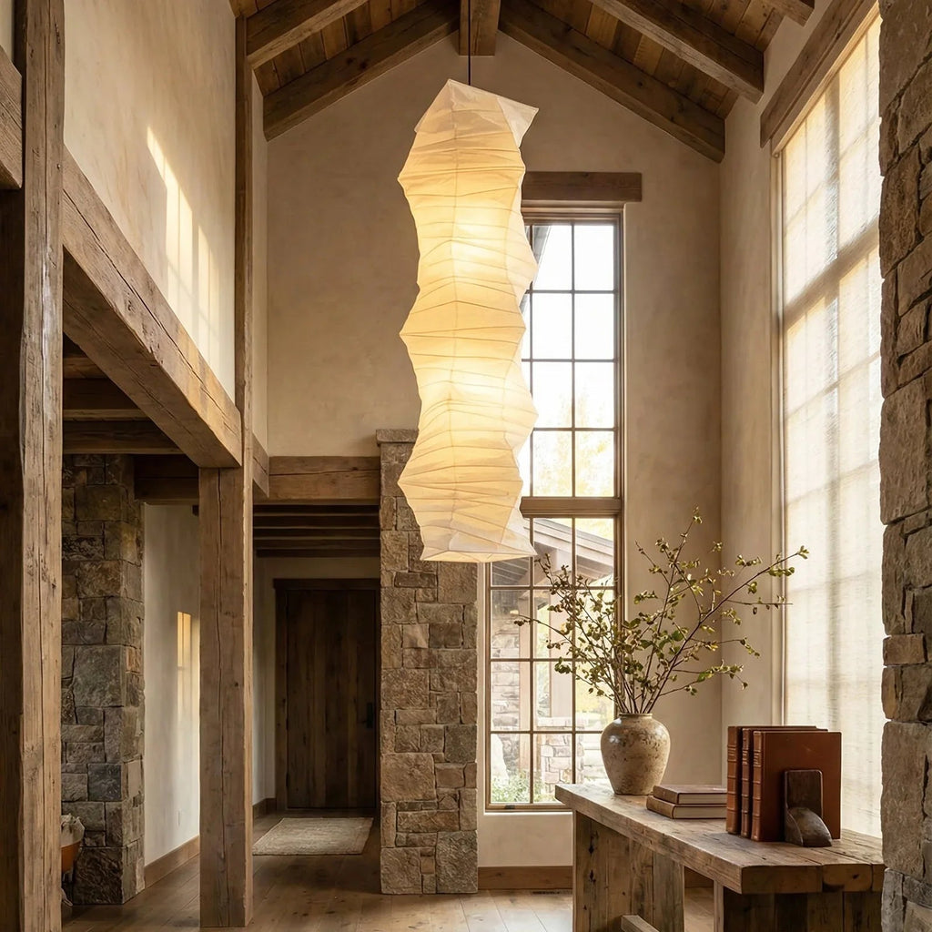Akari Irregularly Twisted 33N Pendant Light | wildoxy