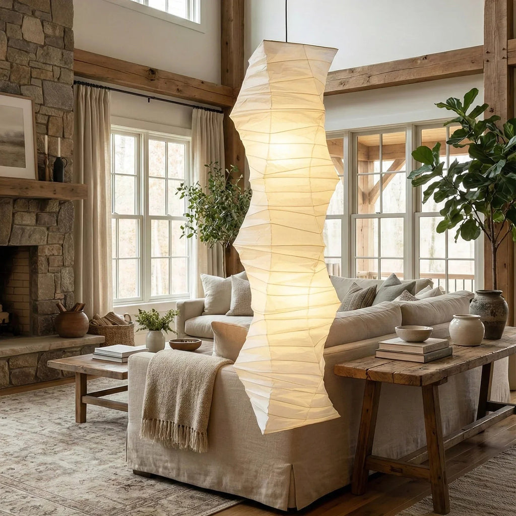 Akari Irregularly Twisted 33N Pendant Light | wildoxy