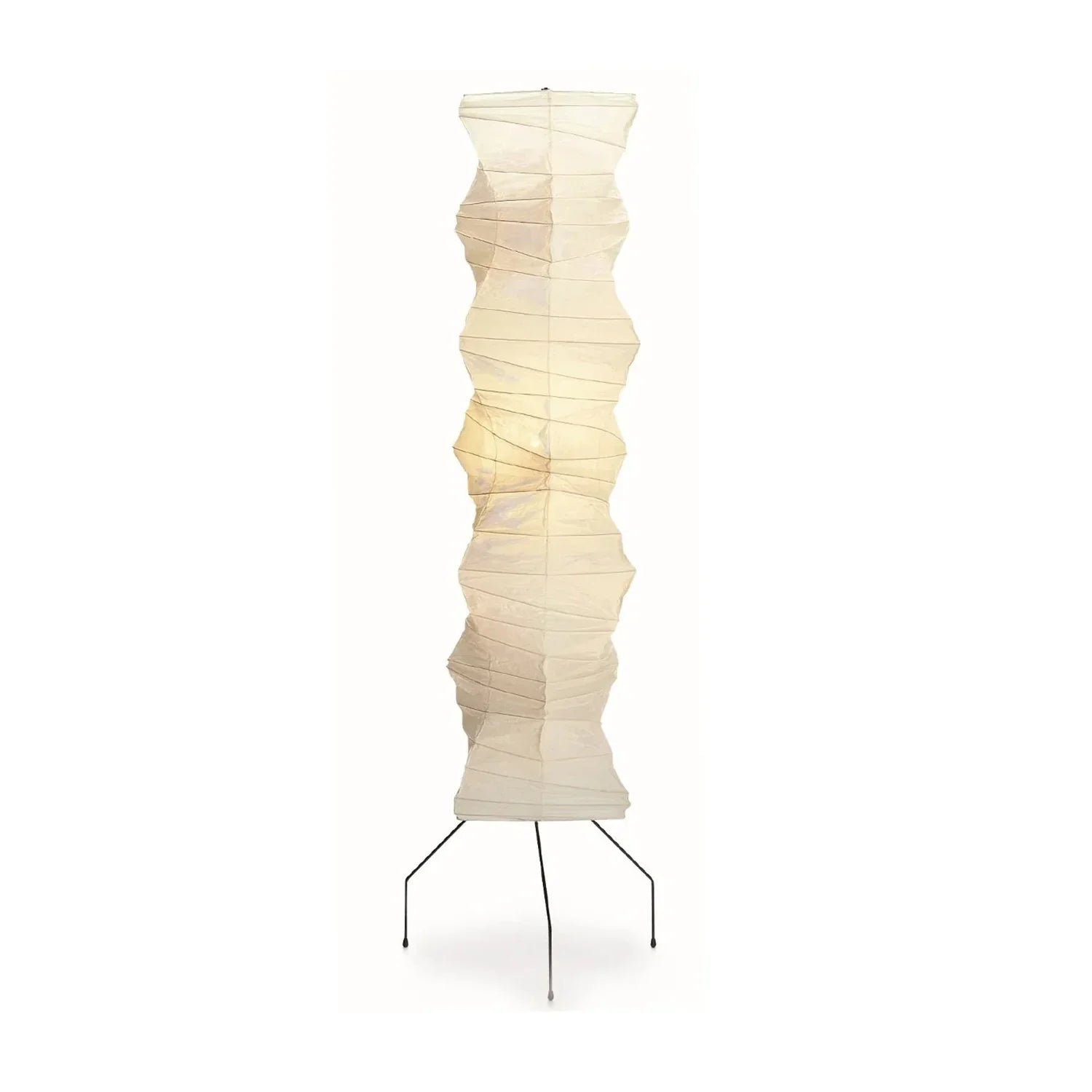 Akari Irregularly Twisted UF4-33N Floor Lamp | wildoxy