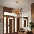 Isolde Glass Petal Sputnik Sphere Chandelier | wildoxy