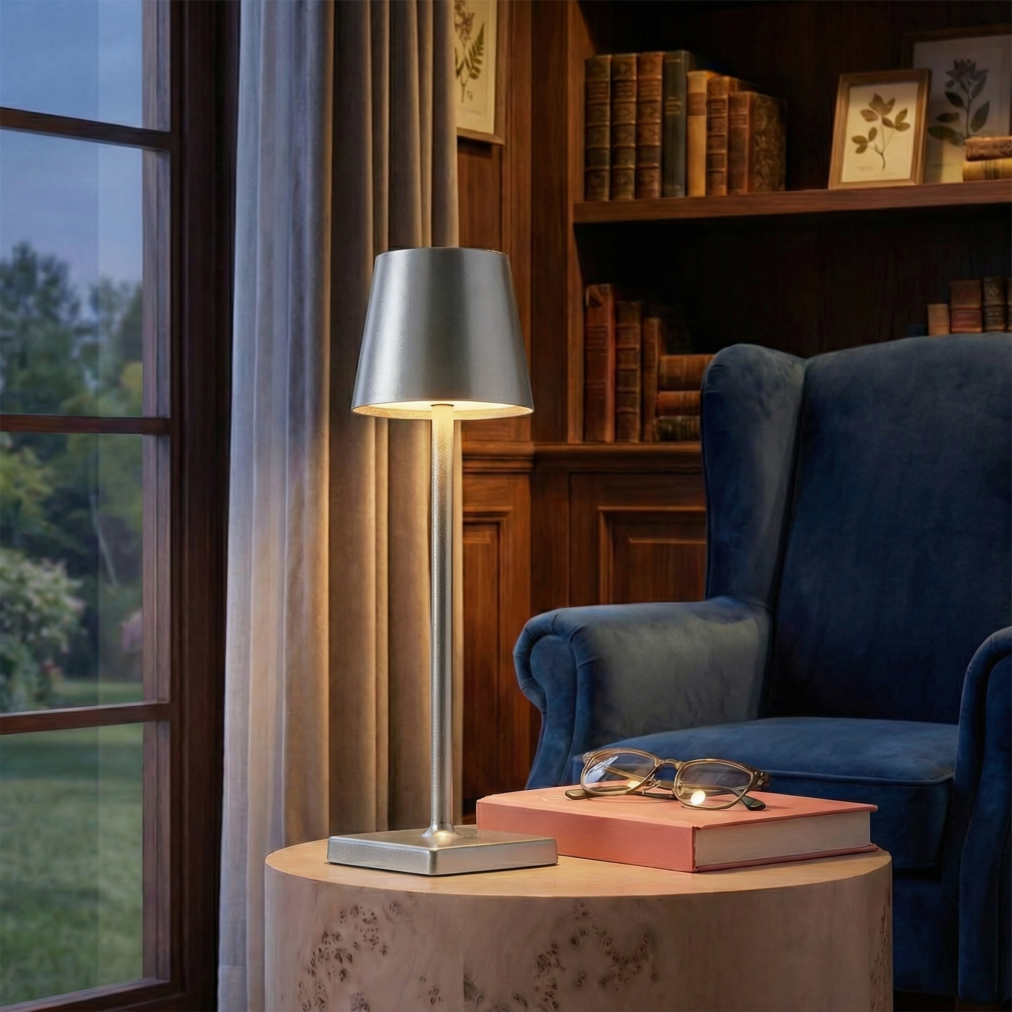 Control Dimmable Rechargeable LED Table Lamp - Wildoxy