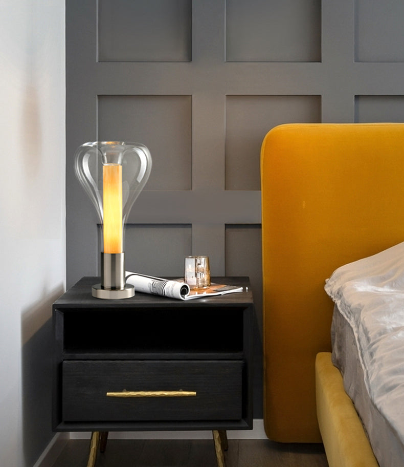 Aurelia Fluid Art Lamp — Lava-Inspired Glass Sculpture, Ambient Lighting