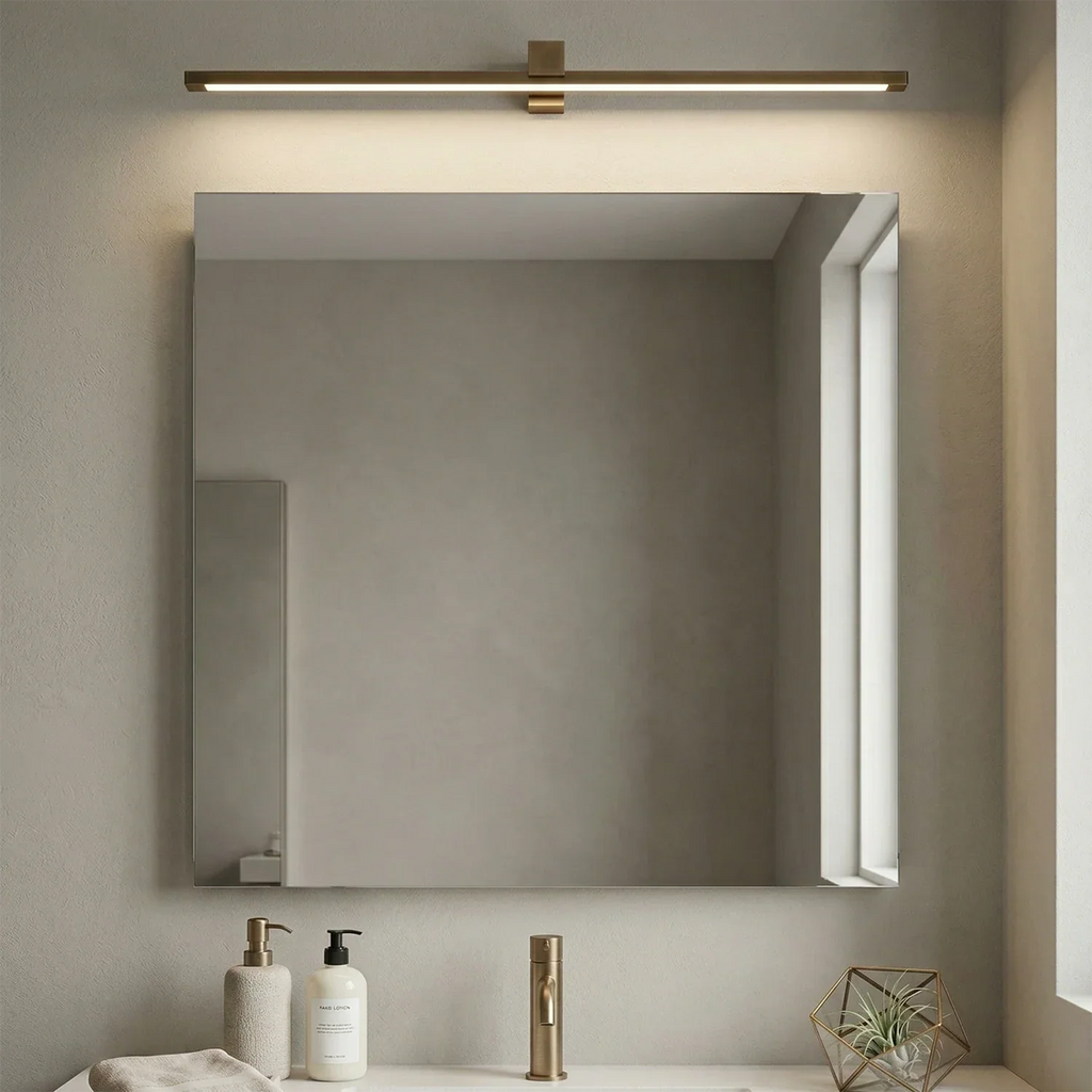 Kivana Brass Linear LED Wall Sconce | wildoxy