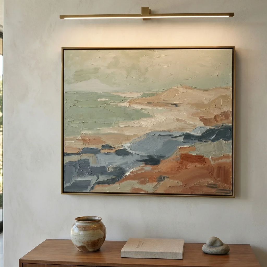 Kivana Brass Linear LED Wall Sconce | wildoxy