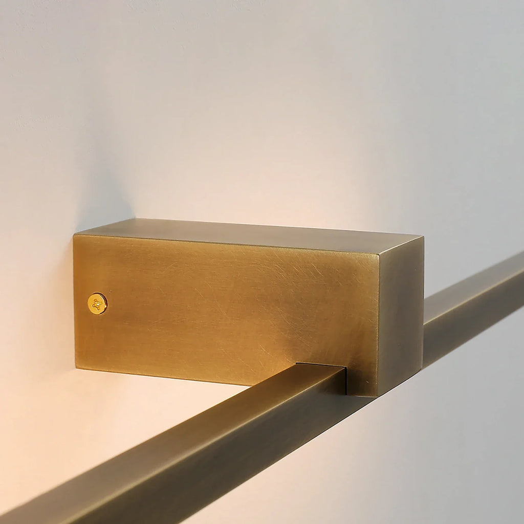 Kivana Brass Linear LED Wall Sconce | wildoxy