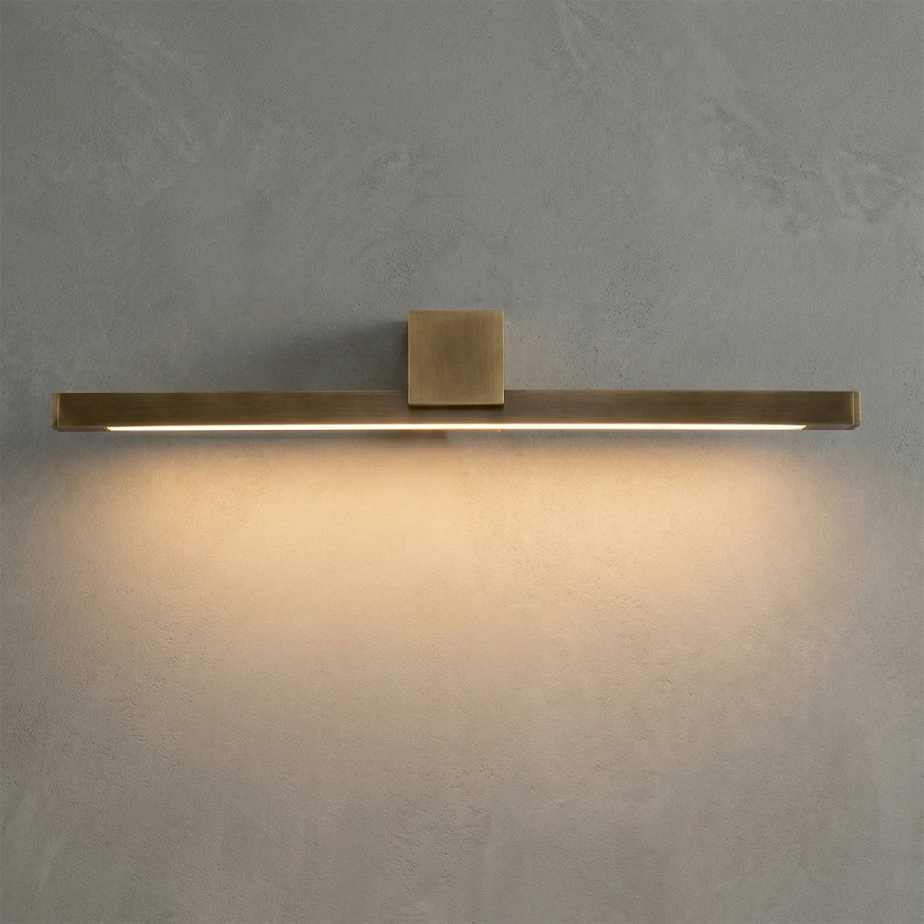 Kivana Brass Linear LED Wall Sconce | wildoxy