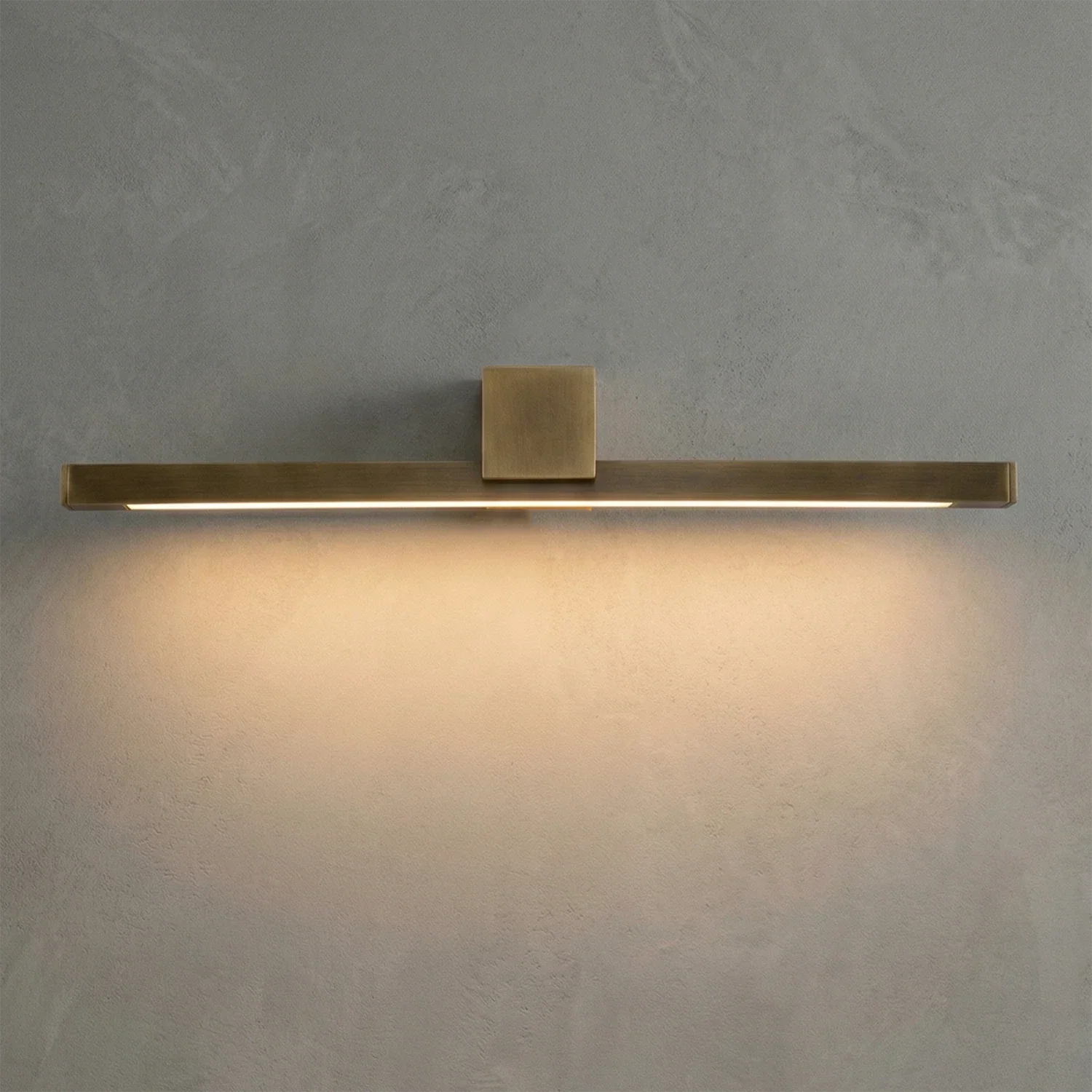 Kivana Brass Linear LED Wall Sconce | wildoxy