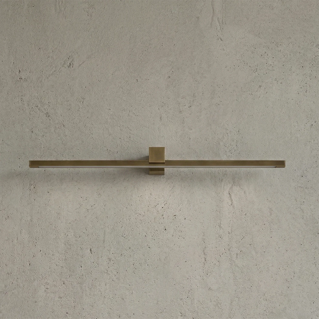 Kivana Brass Linear LED Wall Sconce | wildoxy