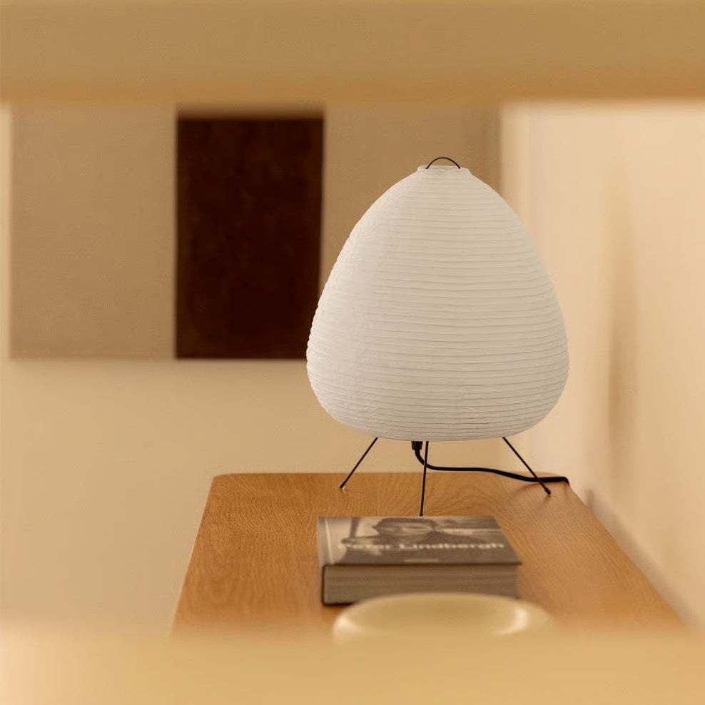 Japanese Style Freestanding Floor Lamp – Rice Paper Shade