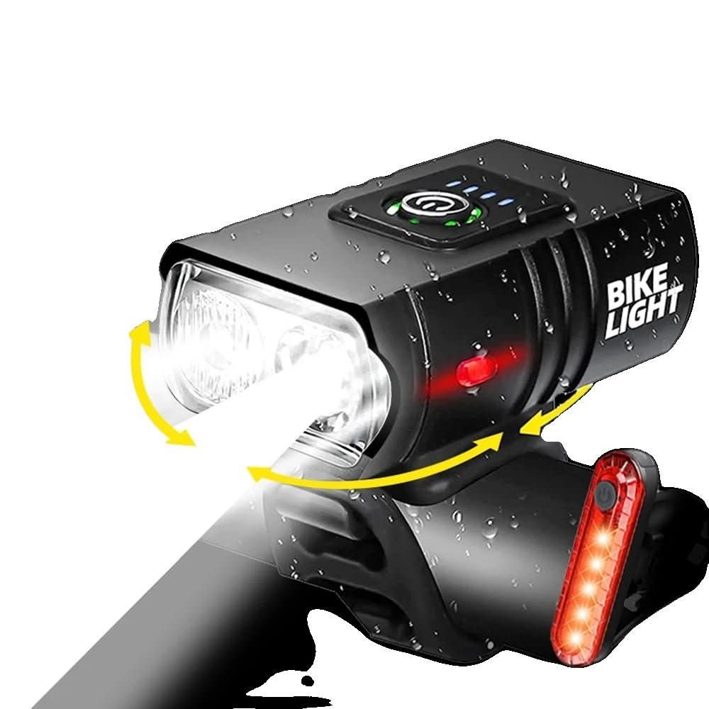1500 Lumen USB Rechargeable Bike Light