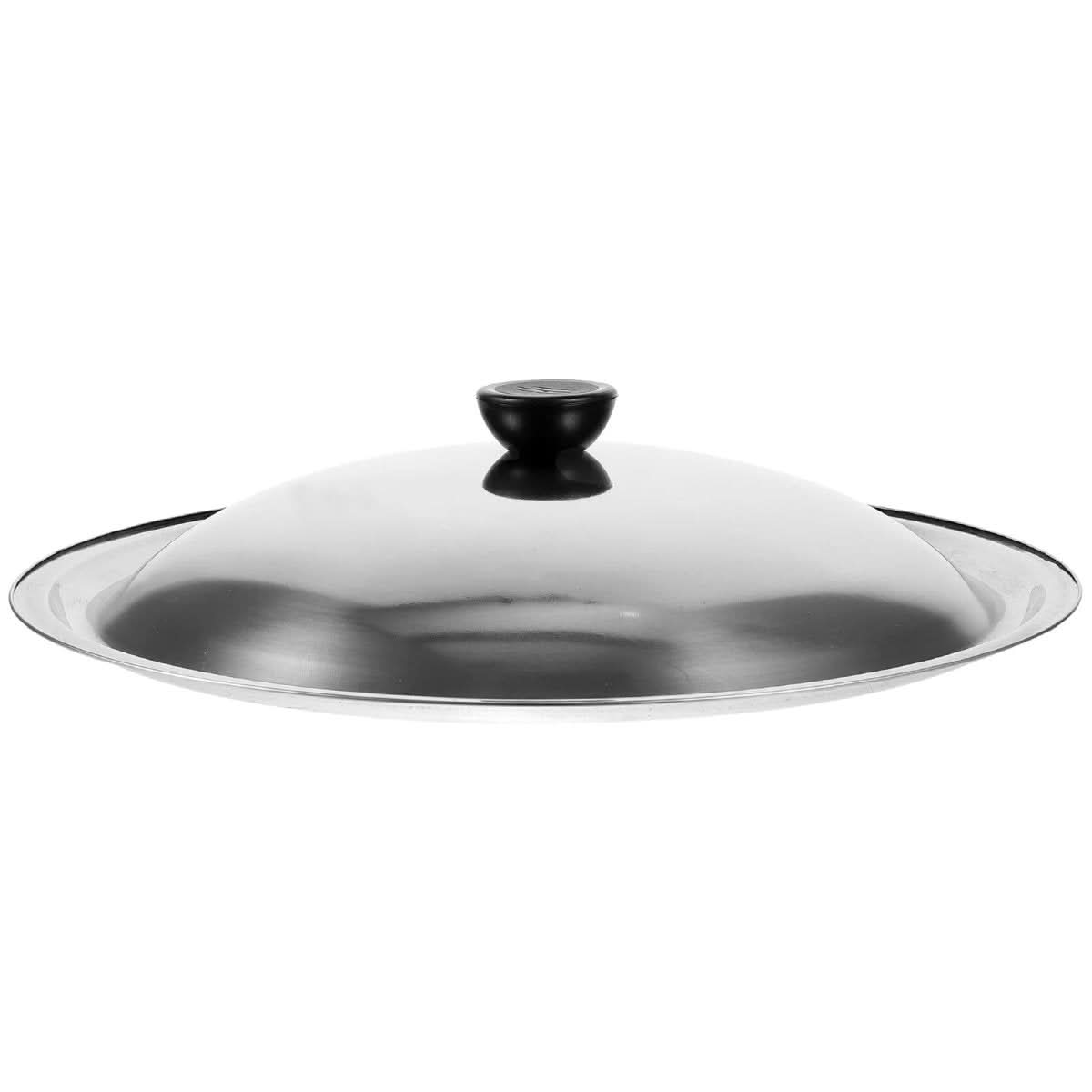 CookShield Stainless Steel Universal Lid — Compatible Fit for Pans and Woks