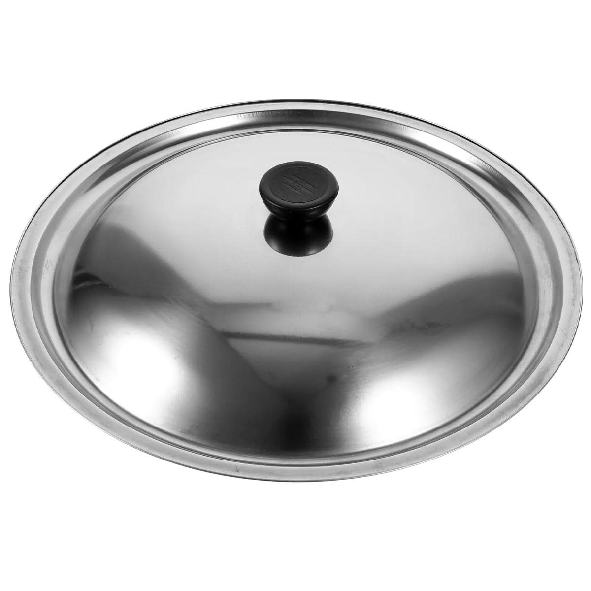 CookShield Stainless Steel Universal Lid — Compatible Fit for Pans and Woks