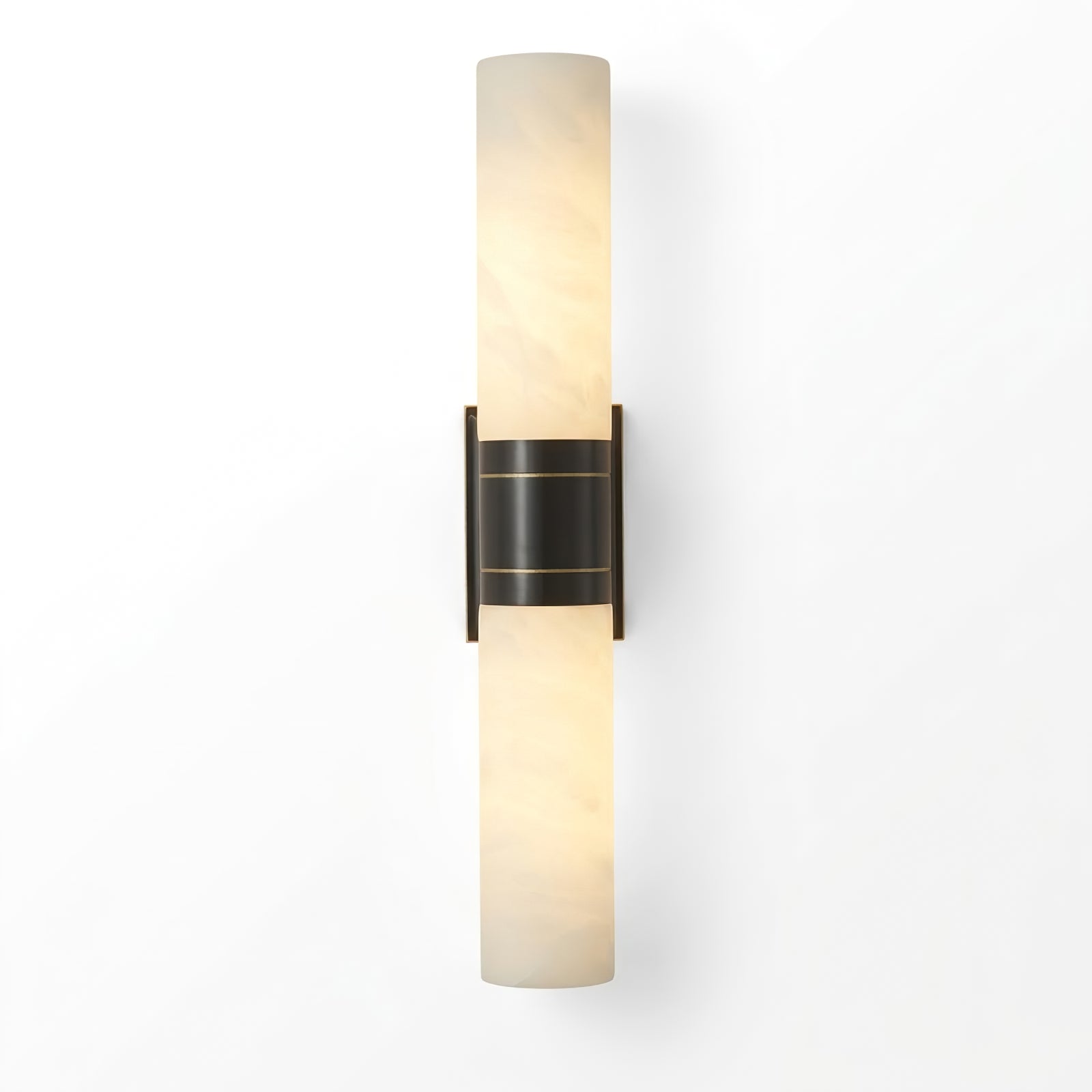 Linear Alabaster Dual Cylinder Light | wildoxy
