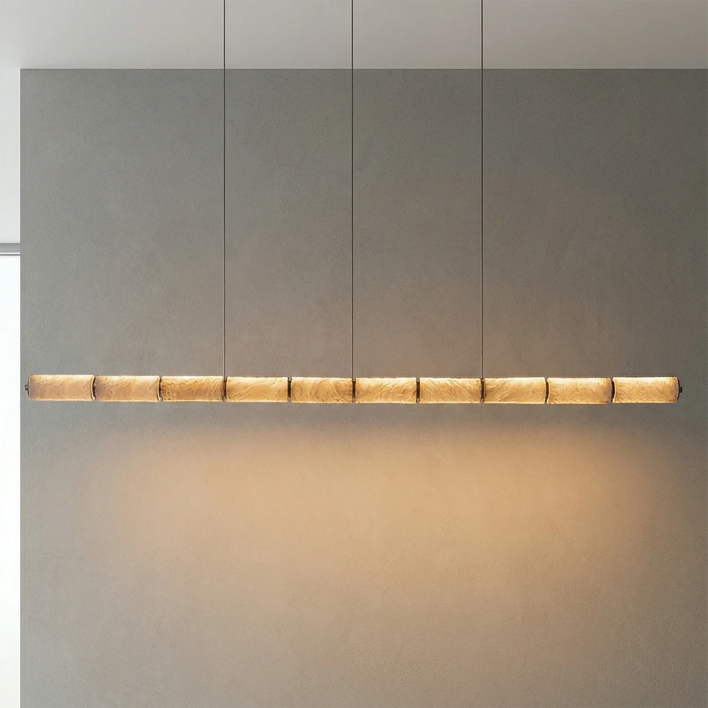 Linear Alabaster LED Chandelier | wildoxy