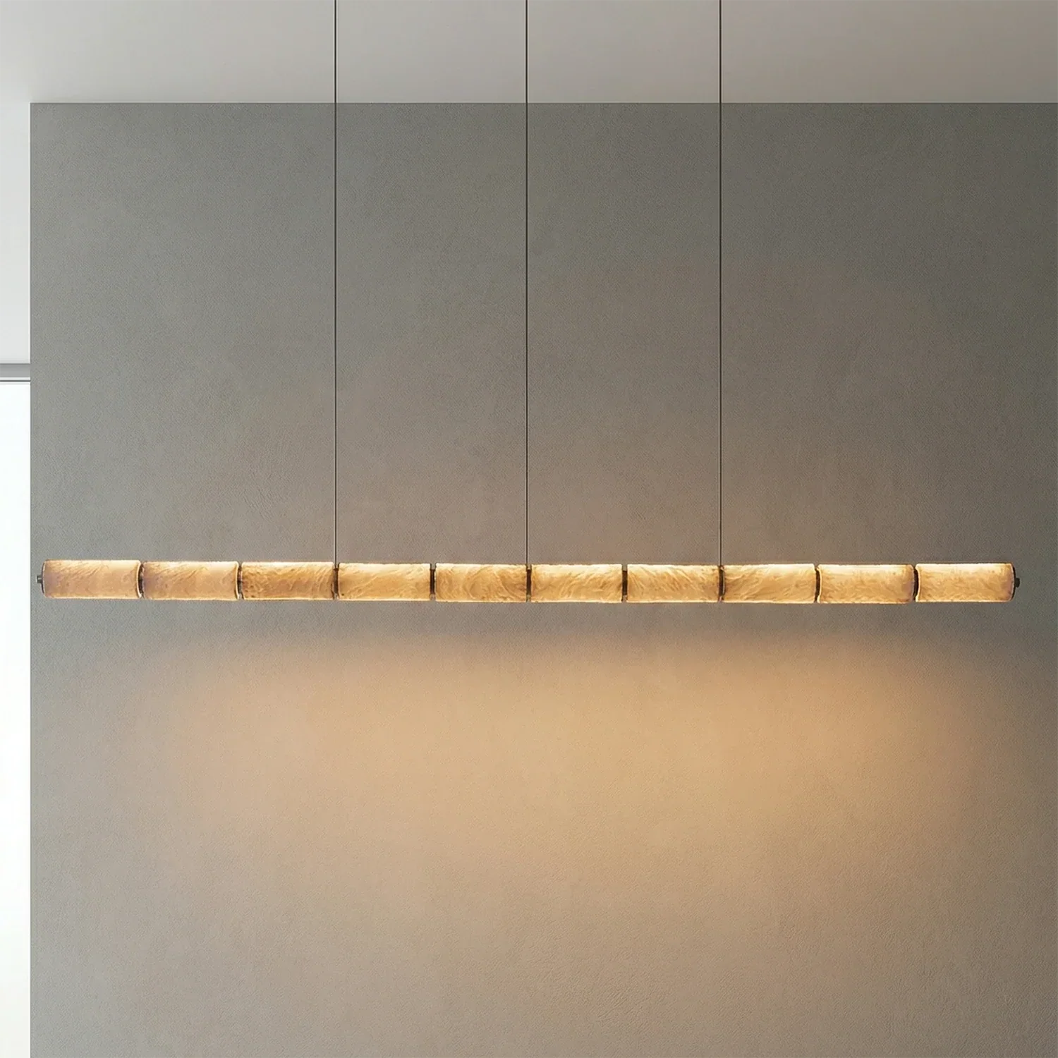 Linear Alabaster LED Chandelier | wildoxy