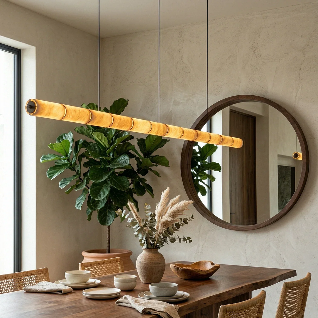 Linear Alabaster LED Chandelier | wildoxy