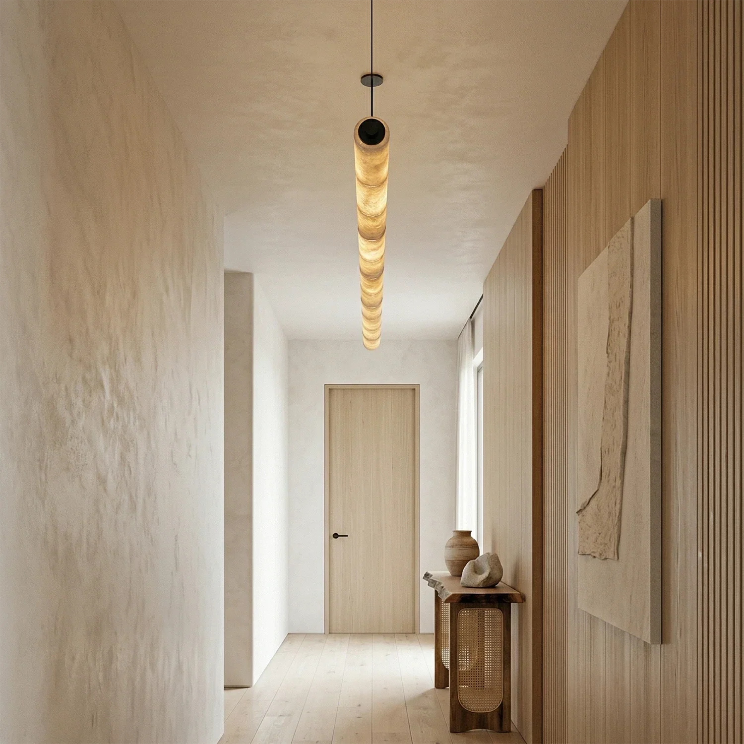 Linear Alabaster LED Chandelier | wildoxy