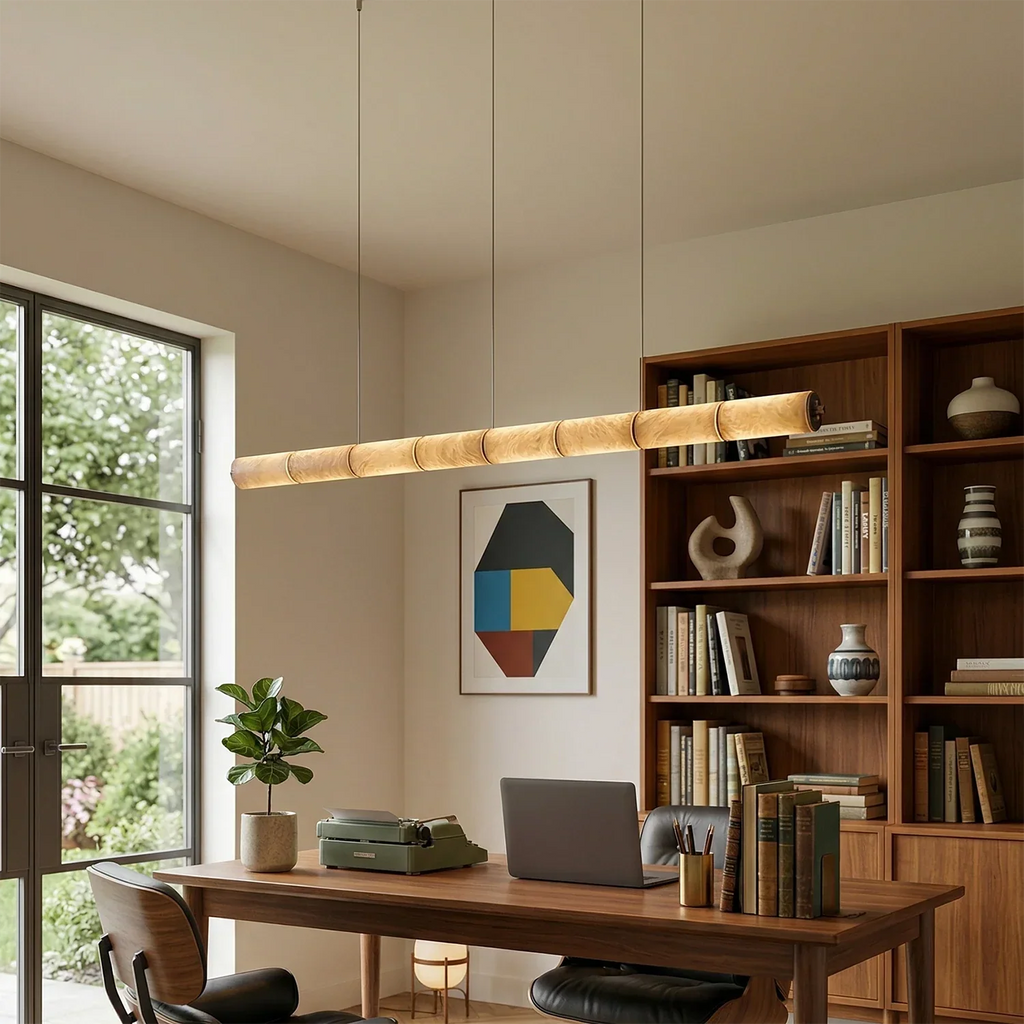 Linear Alabaster LED Chandelier | wildoxy