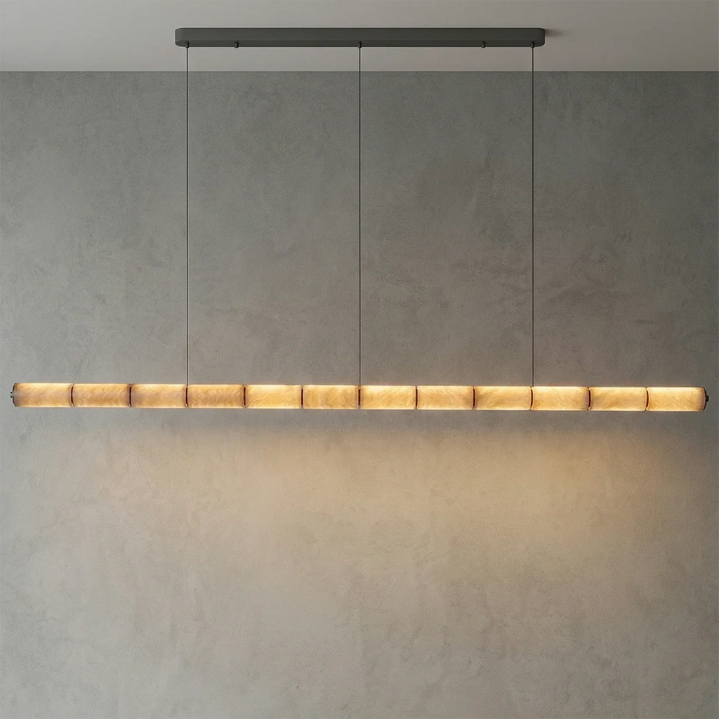 Linear Alabaster LED Chandelier | wildoxy