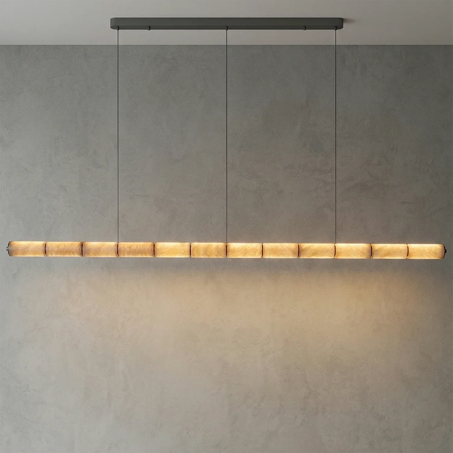 Linear Alabaster LED Chandelier | wildoxy