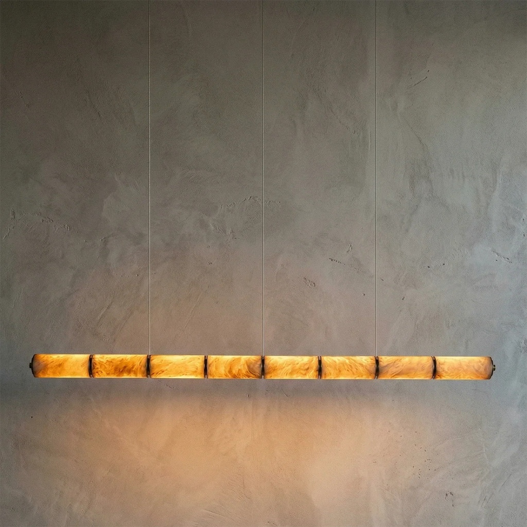 Linear Alabaster LED Chandelier | wildoxy