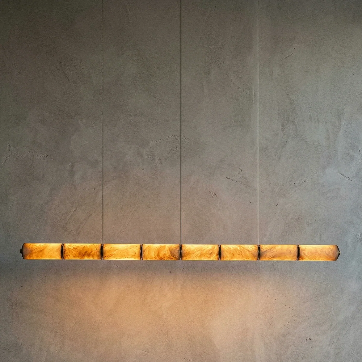 Linear Alabaster LED Chandelier | wildoxy