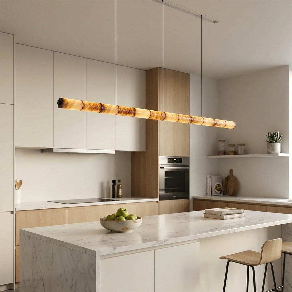 Linear Alabaster LED Chandelier | wildoxy