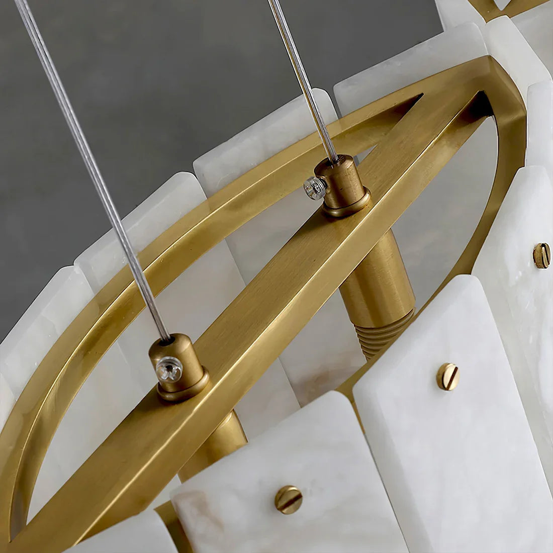 Linear Alabaster Panel Pendant Lamp | wildoxy