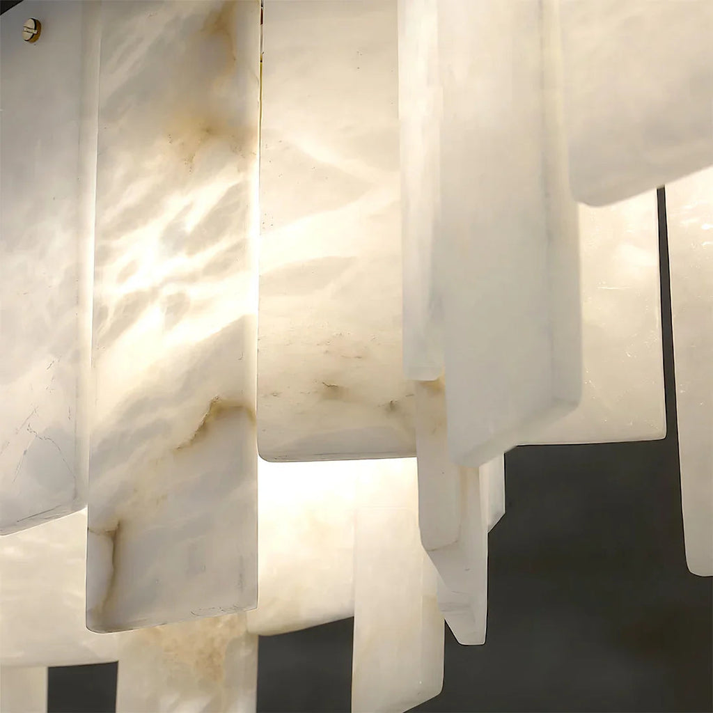 Linear Alabaster Panel Pendant Lamp | wildoxy