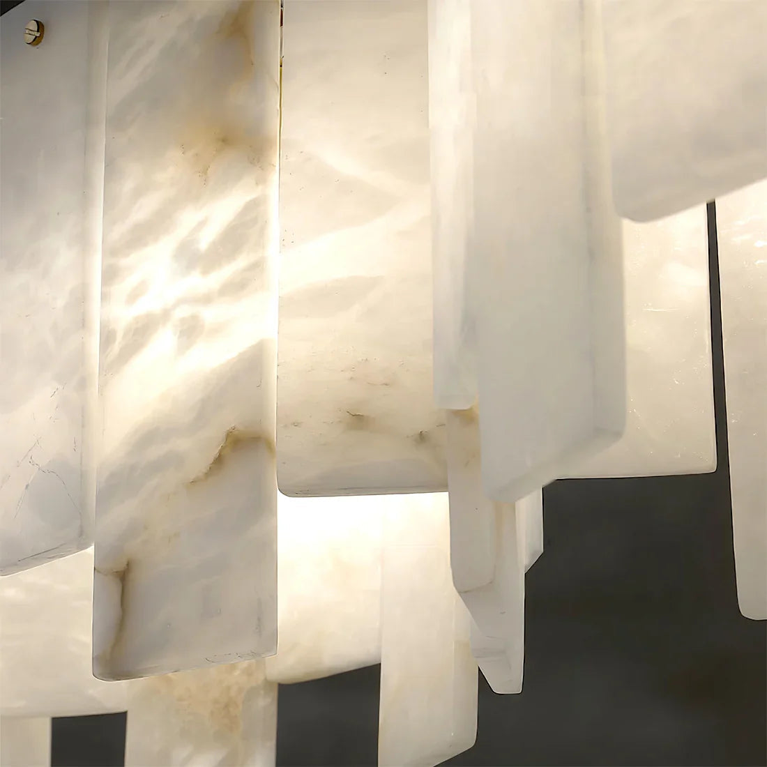 Linear Alabaster Panel Pendant Lamp | wildoxy