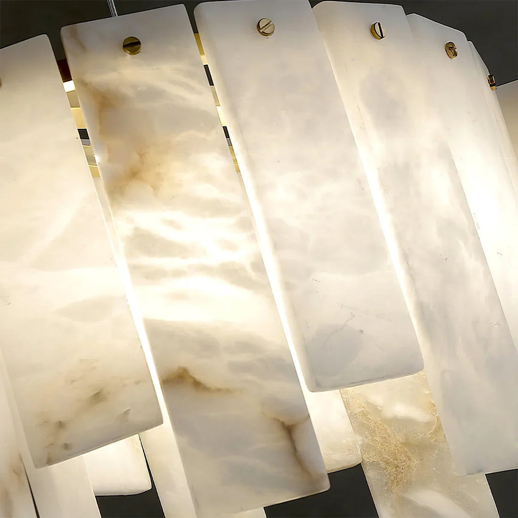 Linear Alabaster Panel Pendant Lamp | wildoxy