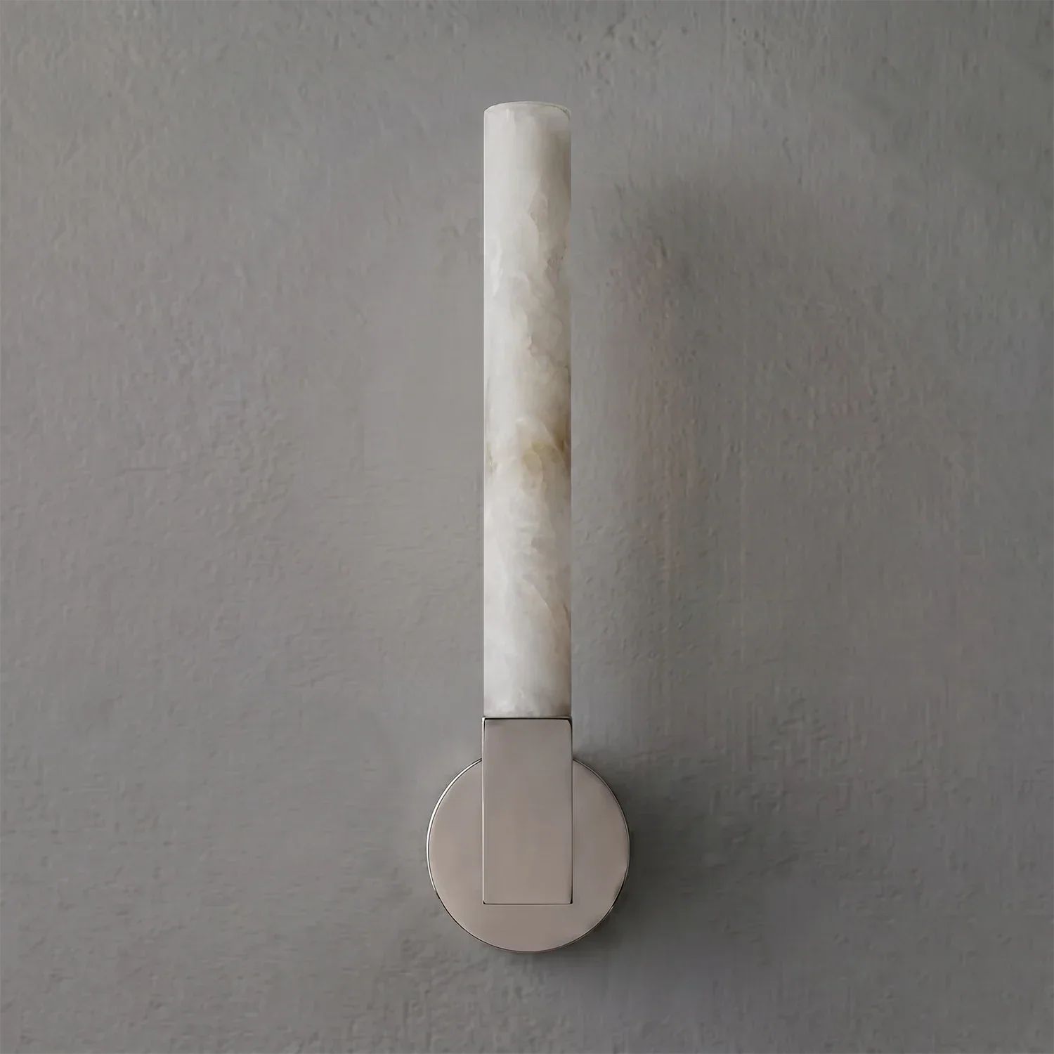 Linear Cylindrical Alabaster Wall Sconce | wildoxy