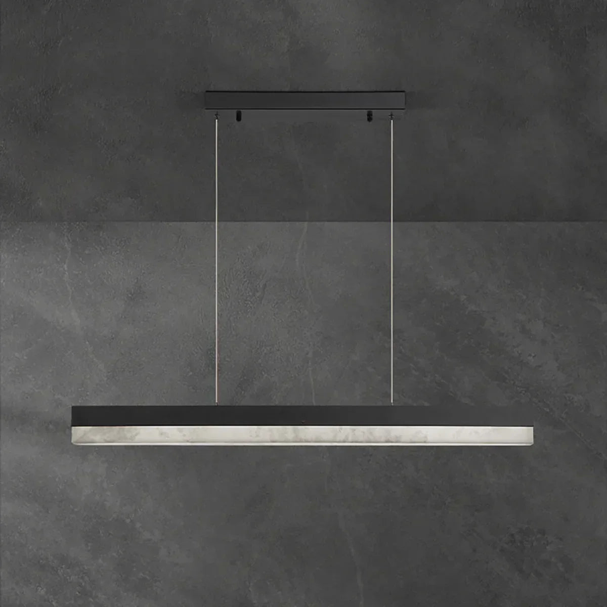 Linear Rectangular Alabaster Pendant Light | wildoxy