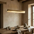 Linear Rectangular Alabaster Pendant Light | wildoxy